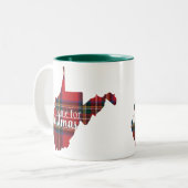 West Virginia - Thuis voor Kerstmis - Mok (Voorkant links)