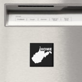 West Virginia Thuis Weg Van Staat Koelkastmagneet Magneet (Insitu (Vaatwasser))