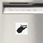 West Virginia Thuis Weg Van Staat Koelkastmagneet Magneet (Insitu (Vaatwasser))