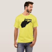 West Virginia Thuis Weg Van State T-Shirt Tees (Voorkant volledig)