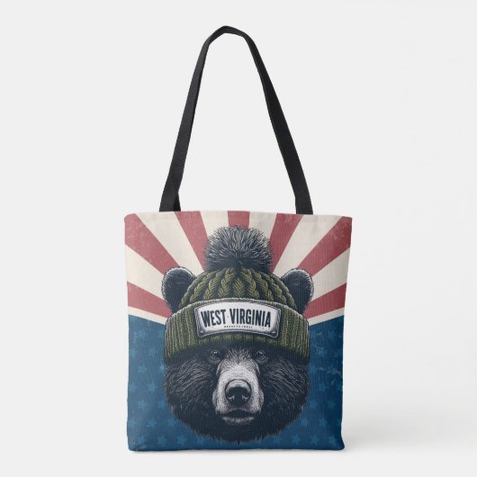 West Virginia Tote Bag (Achterkant)
