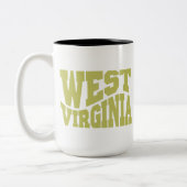 West Virginia Tweekleurige Koffiemok (Links)