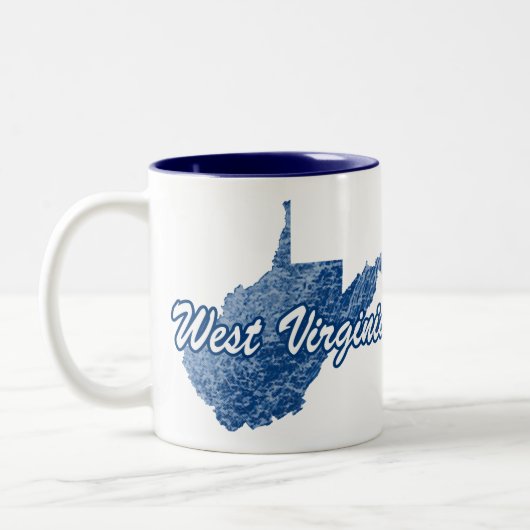 West Virginia Tweekleurige Koffiemok (Links)
