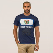 West-Virginia: Uh...Alleen ten westen van Virginia T-shirt (Voorkant volledig)