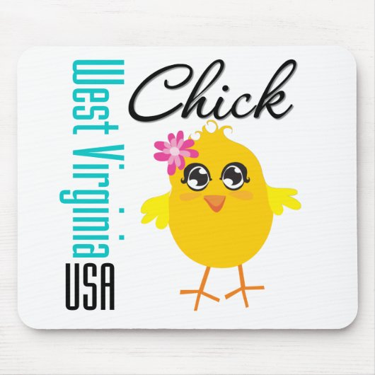West Virginia USA Chick Muismat (Voorkant)