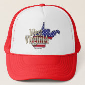 West Virginia USA Flag Pet (Voorkant)