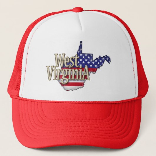West Virginia USA Flag Pet (Voorkant)
