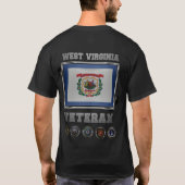 West Virginia Veteran Tshirt (Achterkant)