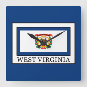 West Virginia Vierkante Klok