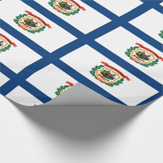 West Virginia vlag Cadeaupapier (Hoek)