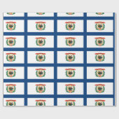 West Virginia vlag Cadeaupapier (Vlak)