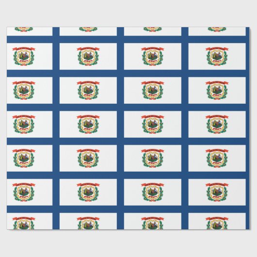 West Virginia vlag Cadeaupapier (Vlak)