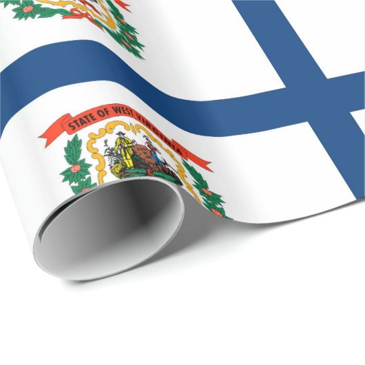 West Virginia vlag Cadeaupapier (Rol Hoek)