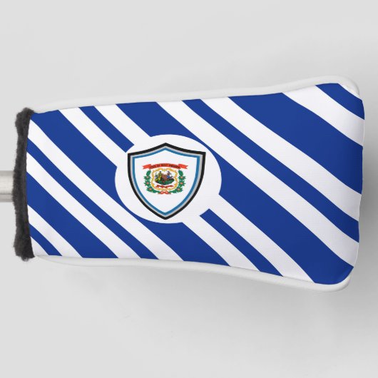 West Virginia vlag Golfheadcover (Voorkant)