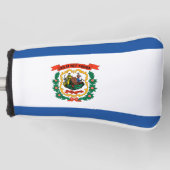 West Virginia vlag Golfheadcover (Voorkant)