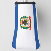 West Virginia vlag Golfheadcover (Draai 90)