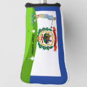 West Virginia vlag Golfheadcover (Draai 90)