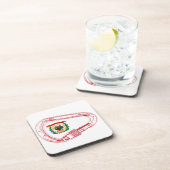 West-Virginia Vlag klimmer Carabiner Bier Onderzetter (Rechterzijde)