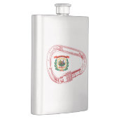 West-Virginia Vlag klimmer Carabiner Flacon (Rechts)