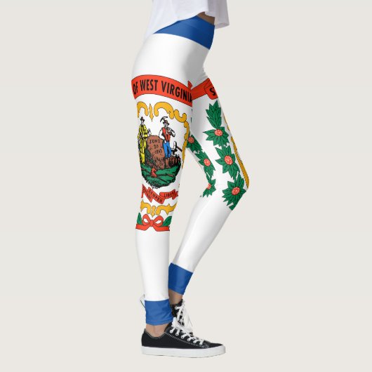 West Virginia vlag Leggings (Rechts)