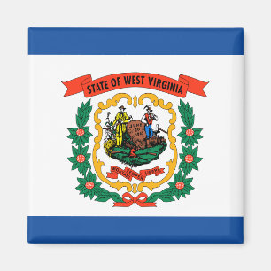 West Virginia vlag Magneet