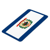 West Virginia vlag Magneet (Linkerzijde)