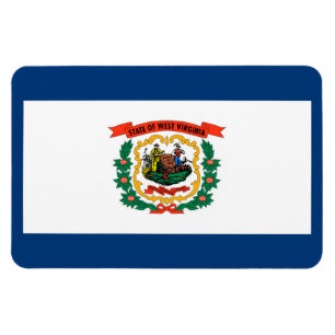 West Virginia vlag Magneet