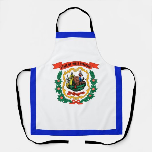 West Virginia vlag Schort (Voorkant)