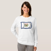West Virginia Vlag T-shirt (Voorkant volledig)