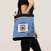 West Virginia vlag Tote Bag (Dichtbij)
