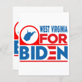 WEST VIRGINIA voor Biden (Voorkant / Achterkant)
