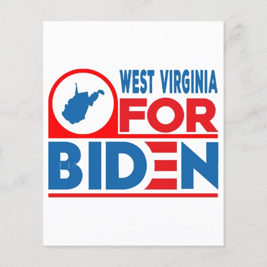WEST VIRGINIA voor Biden (Achterkant)