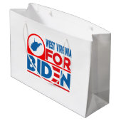 WEST VIRGINIA voor Biden Groot Cadeauzakje (Achterkant Gekanteld)