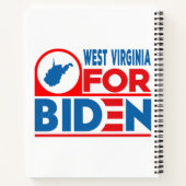 WEST VIRGINIA voor Biden Notitieboek (Achterkant)