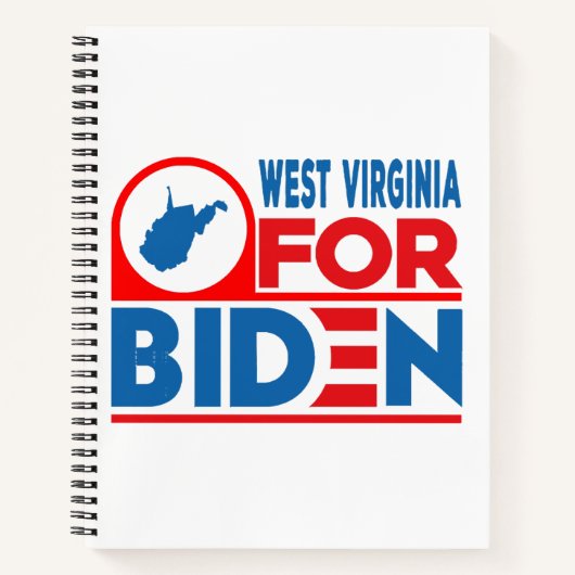 WEST VIRGINIA voor Biden Notitieboek (Voorkant)