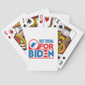 WEST VIRGINIA voor Biden Pokerkaarten (Achterkant)