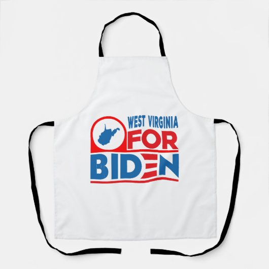 WEST VIRGINIA voor Biden Schort (Voorkant)