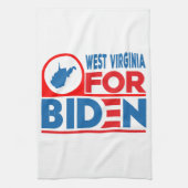WEST VIRGINIA voor Biden Theedoek (Verticaal)