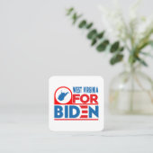WEST VIRGINIA voor Biden Vierkante Visitekaartje (Staand voorkant)