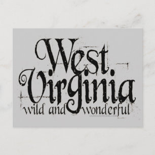 West Virginia W&W_Black Briefkaart