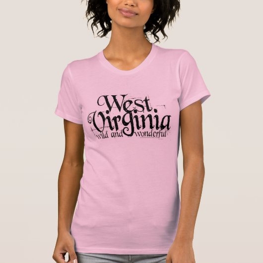 West Virginia W&W_Black T-shirt (Voorkant)