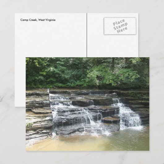 West Virginia Waterfall Briefkaart (Voorkant / Achterkant)