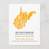 WEST VIRGINIA We hebben New address New Home verpl Briefkaart (Voorkant)