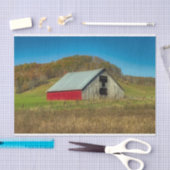 West Virginia Weathered Barn in het najaar Tissuepapier (Craft)