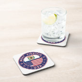 West Virginia, West Virginia sticker, telefoonzaak Bier Onderzetter (Rechterzijde)