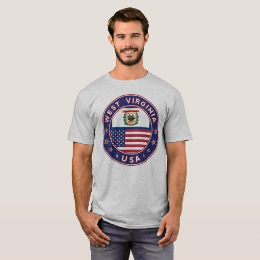 West Virginia, West Virginia t-shirt, legging T-shirt (Voorkant volledig)