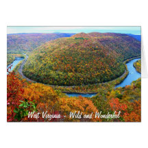 West Virginia Wild and Wonderful card