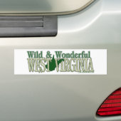 West Virginia Wild en Wonderful_2 Bumpersticker (Op auto)