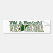 West Virginia Wild en Wonderful_2 Bumpersticker (Voorkant)