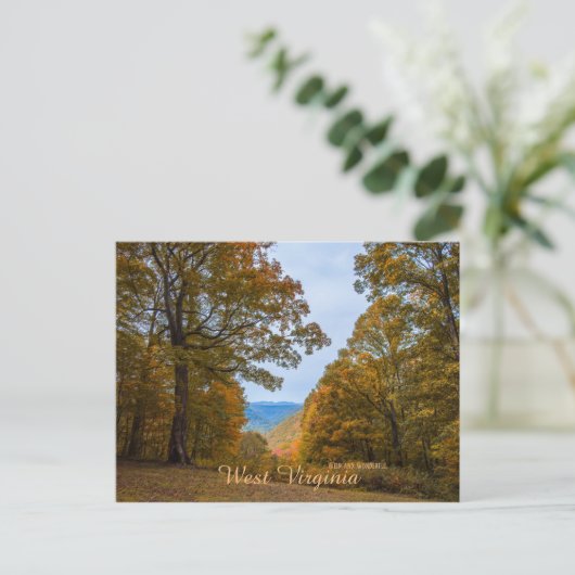 West Virginia Wild en Wonderful Herfst Foliage Briefkaart (Staand voorkant)